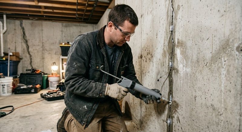Basement Crack Repair in Layton, UT