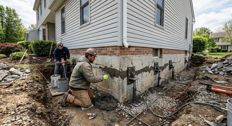 Basement Foundation Repair in Davis County, UT