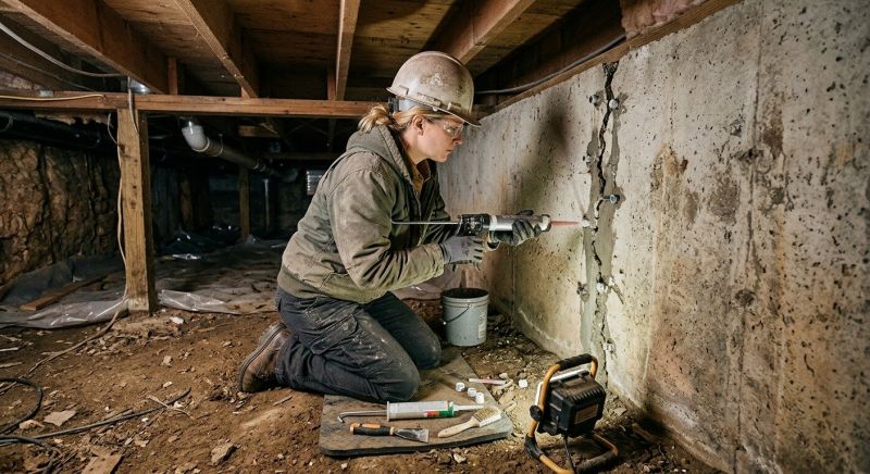 Basement Foundation Repair in Woods Cross, UT