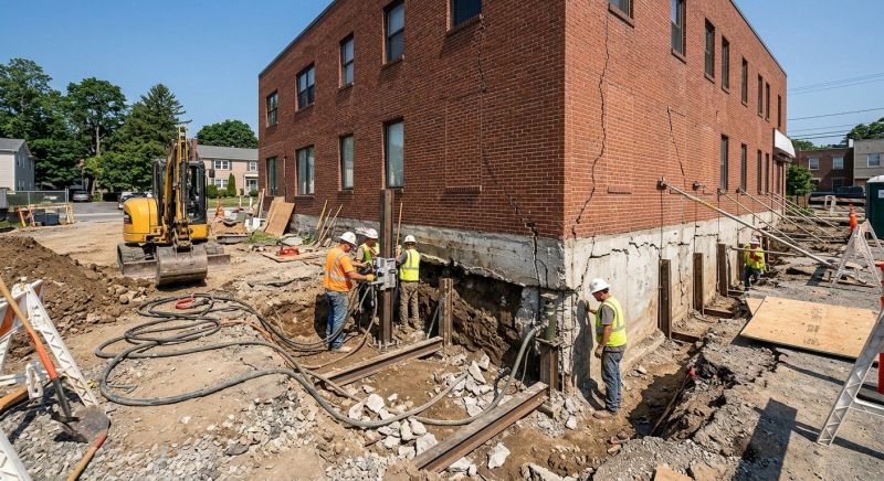 Building Foundation Repair in Hooper, UT