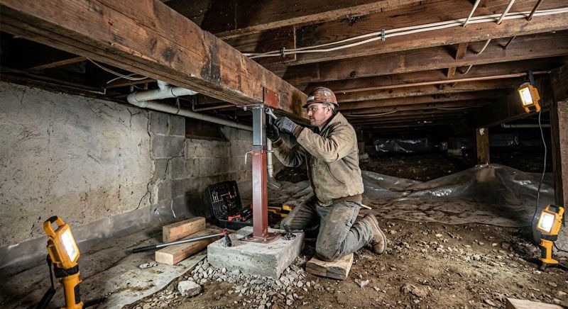 Crawl Space Leveling in Layton, UT