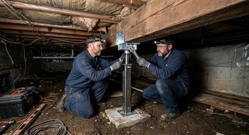 Crawlspace Foundation Repair in Davis County, UT
