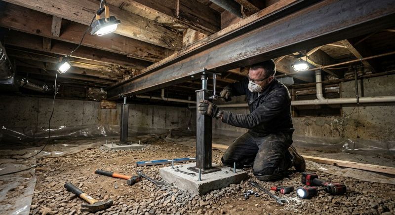 Crawlspace Structural Repair in Layton, UT