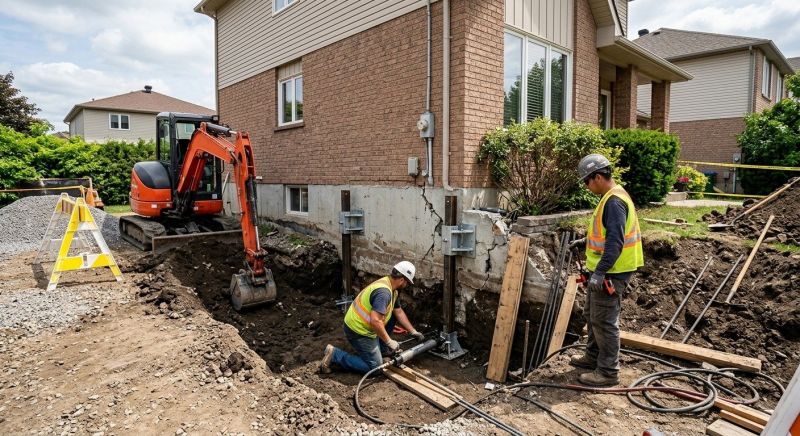 Exterior Foundation Repair in Layton, UT