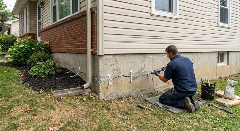 Foundation Crack Sealing in Layton, UT