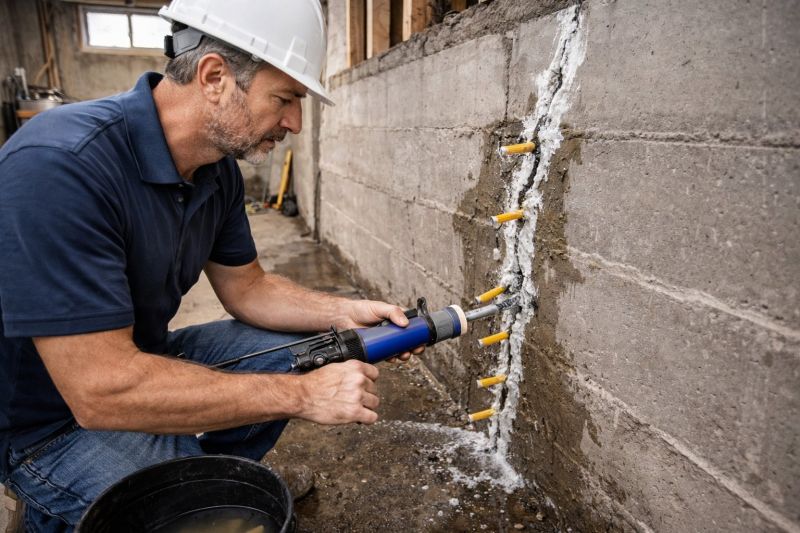 Foundation Crack Sealing in Layton, UT