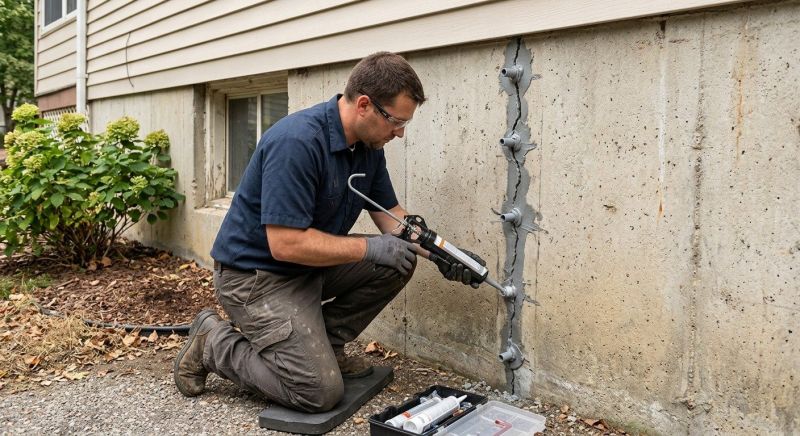 Foundation Crack Sealing in Layton, UT