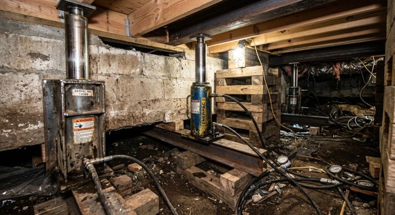 Foundation Jacking in Huntsville, UT