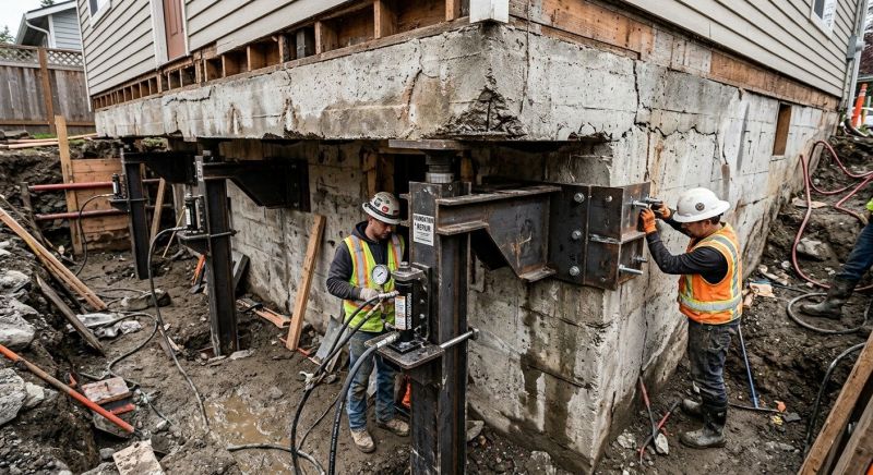 Foundation Lifting in Farmington, UT