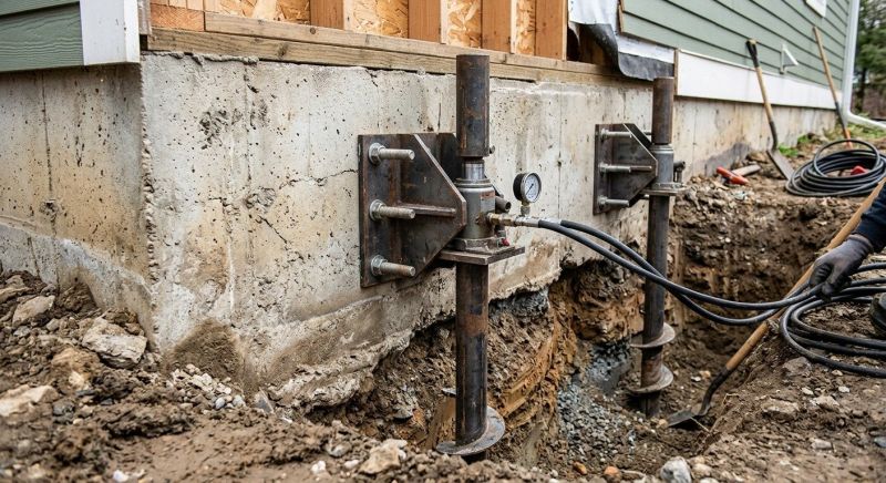 Foundation Pier Leveling in Layton, UT