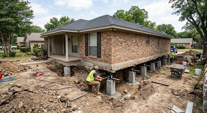 Foundation Pier Leveling in Layton, UT