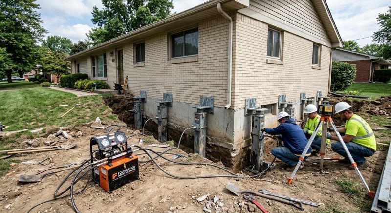 Foundation Pier Leveling in Layton, UT