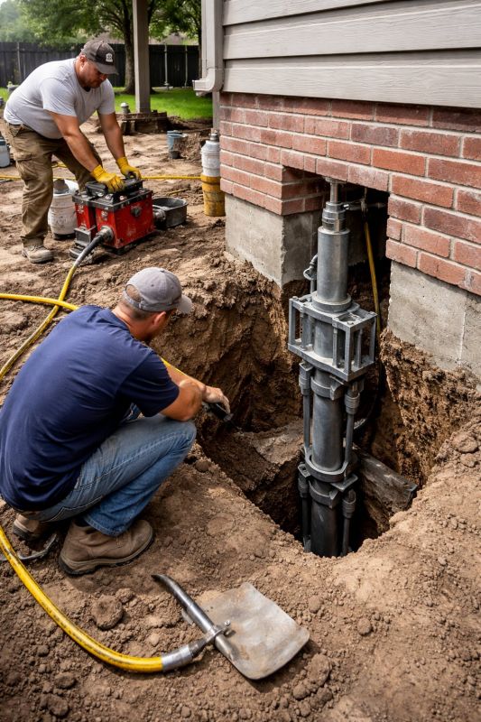 Foundation Pier Repair in Layton, UT