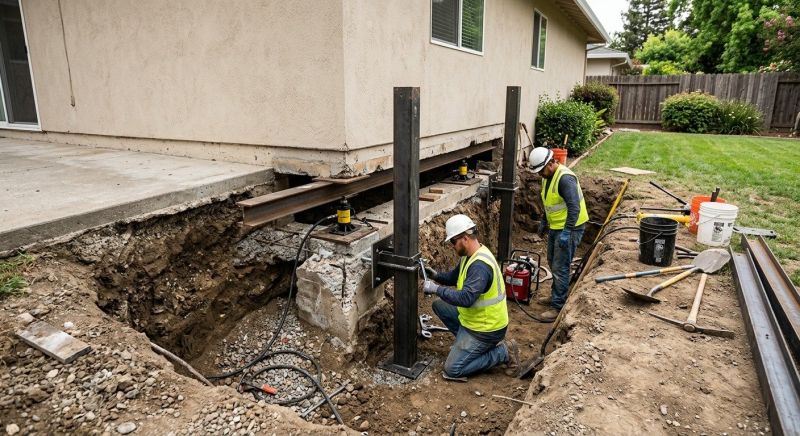 Foundation Pier Repair in Layton, UT