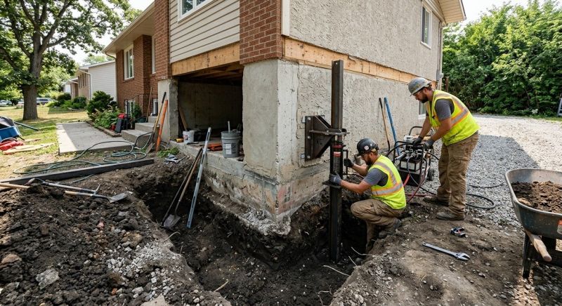 Foundation Pier Repair in Layton, UT