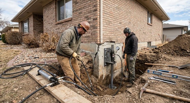 Foundation Stabilizing in Eden, UT