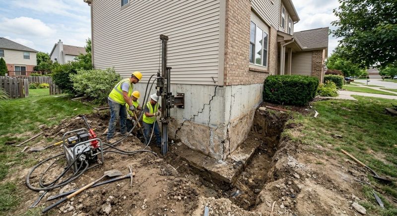 Foundation Stabilizing in Hooper, UT