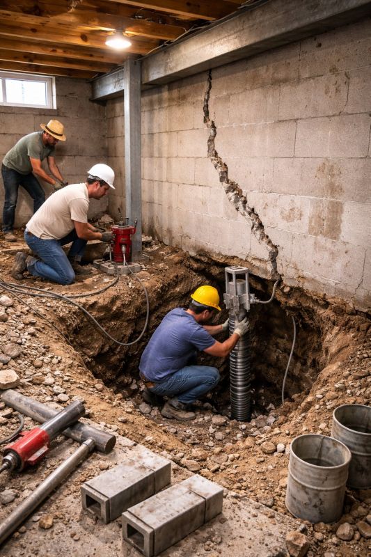 Foundation Structural Repair in Davis County, UT