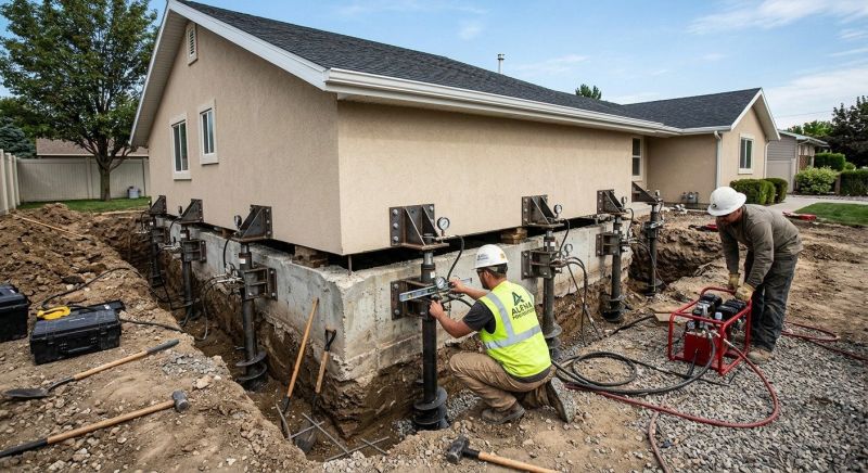 Home Foundation Leveling in Huntsville, UT