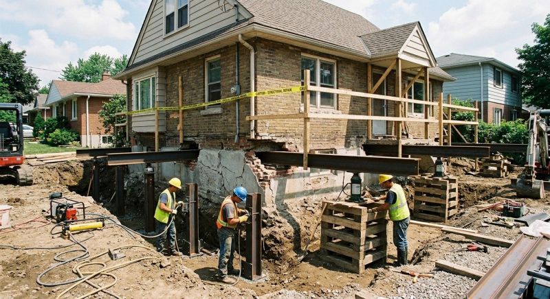 House Foundation Repair in North Salt Lake, UT