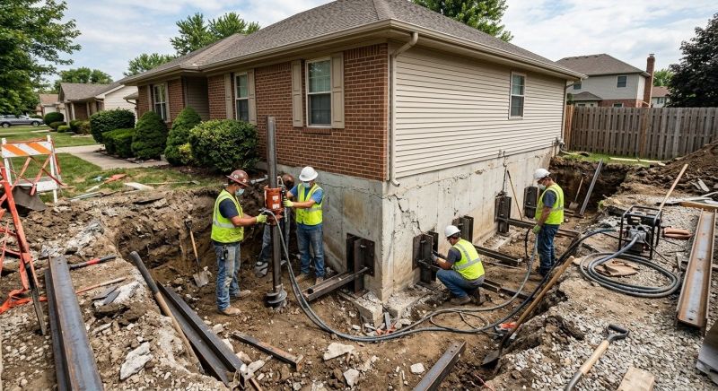 House Foundation Repair in Roy, UT