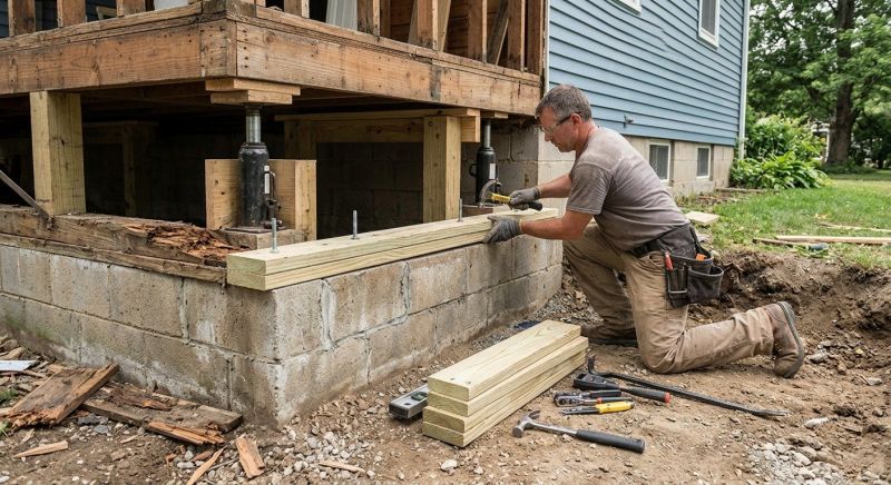 House Foundation Repair in Weber County, UT