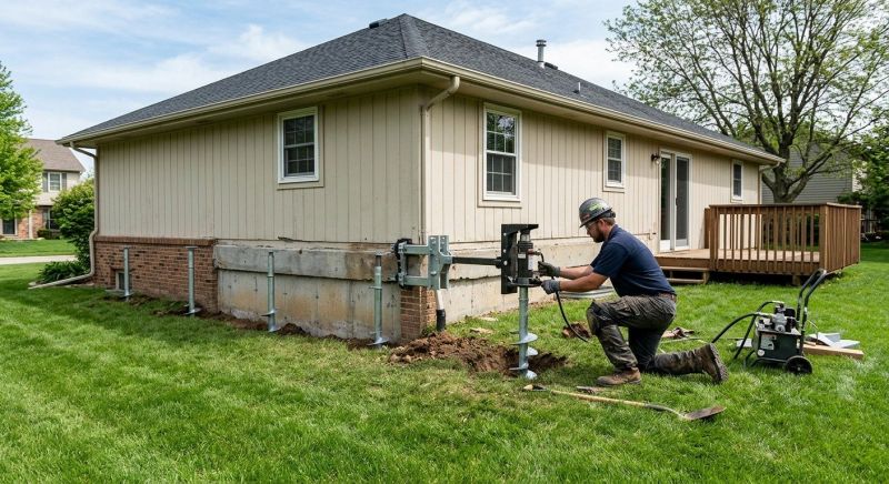 Settling Foundation Service in Hooper, UT