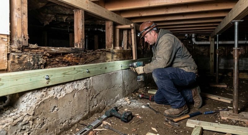 Sinking Foundation Repair in Bountiful, UT