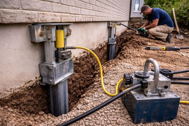 Sinking Foundation Repair in Kaysville, UT