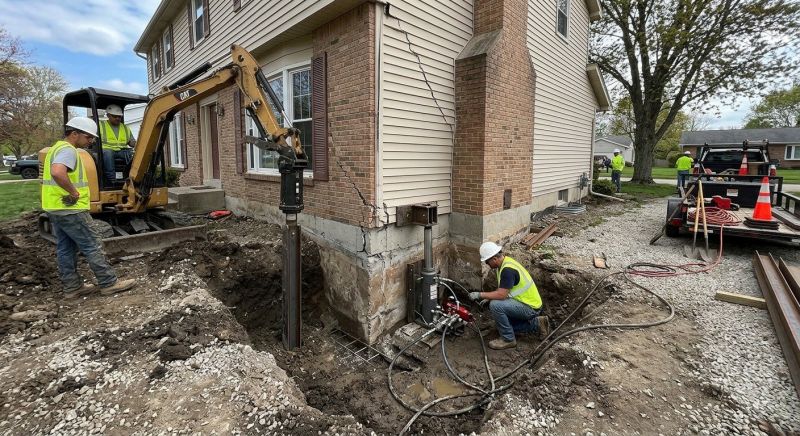 Sinking Foundation Repair in Syracuse, UT
